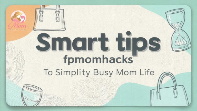 Smart tips fpmomhacks to Simplify Busy Mom Life