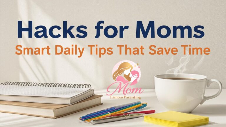 Hacks for Moms Smart Daily Tips That Save Time