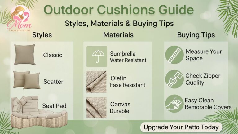 Outdoor Cushions Guide: Styles, Materials & Buying Tips