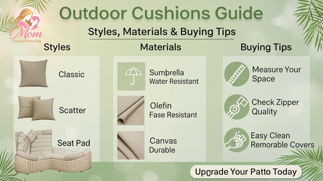 Outdoor Cushions Guide: Styles, Materials & Buying Tips