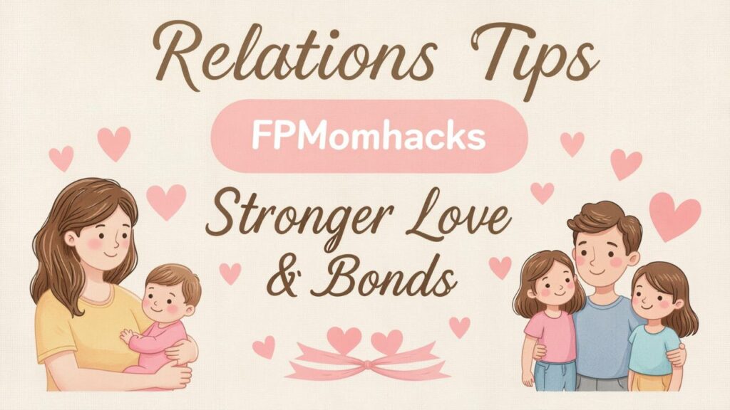 Relations Tips FPMomhacks Stronger Love & Bonds