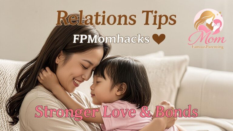 Relations Tips FPMomhacks Stronger Love & Bonds
