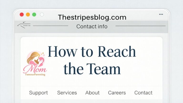 Thestripesblog.com contact info – How to Reach the Team