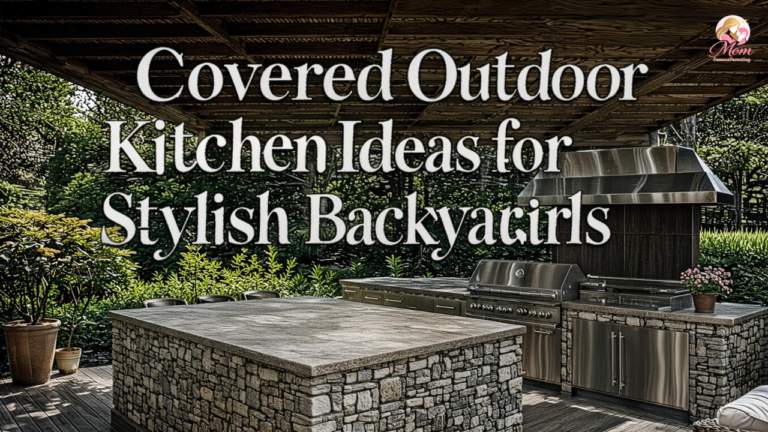 Covered Outdoor Kitchen Ideas for Stylish Backyards